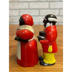 Vintage Aunt Jemima & Uncle Moses Plastic Salt & Pepper Shakers
