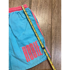 Vintage Hobie Blue & Pink Surf Swim Shorts 80s 90s Retro Men's Medium  - As-Is