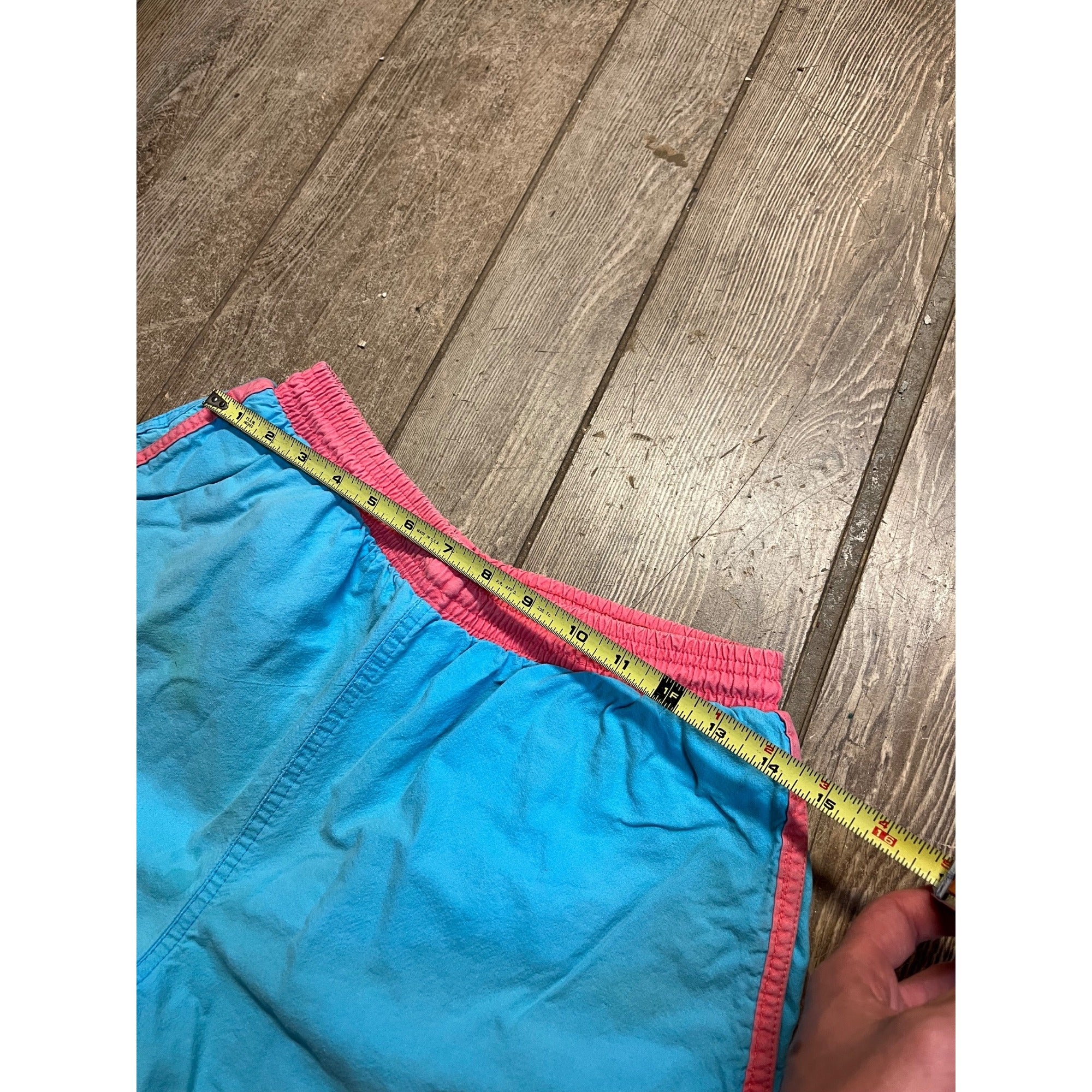 Vintage Hobie Blue & Pink Surf Swim Shorts 80s 90s Retro Men's Medium  - As-Is