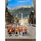 Vintage 1976 Innsbruck Tyrol Austria Travel Poster Europe Olympics Winter Games