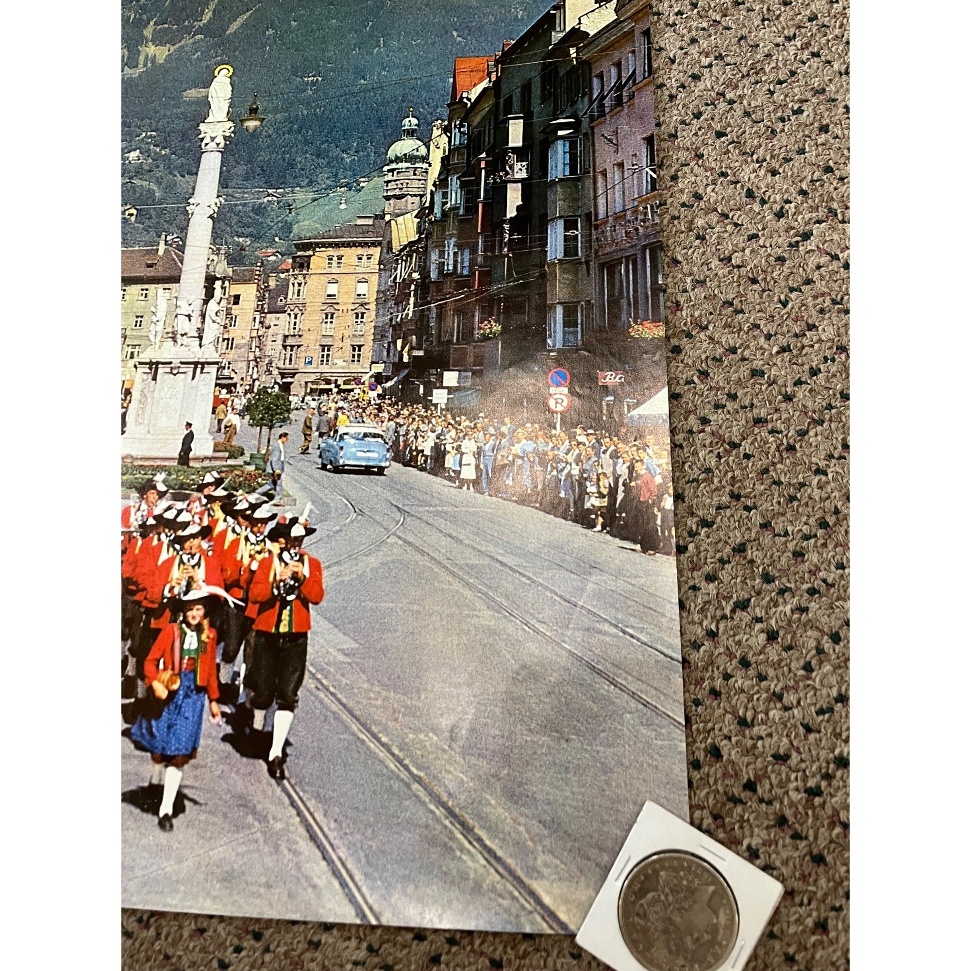 Vintage 1976 Innsbruck Tyrol Austria Travel Poster Europe Olympics Winter Games