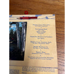 Vintage 1960 Baldwin Wisconsin Advertising Calendar Sign Grocery Co-Op