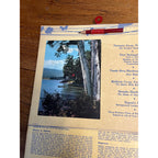 Vintage 1960 Baldwin Wisconsin Advertising Calendar Sign Grocery Co-Op