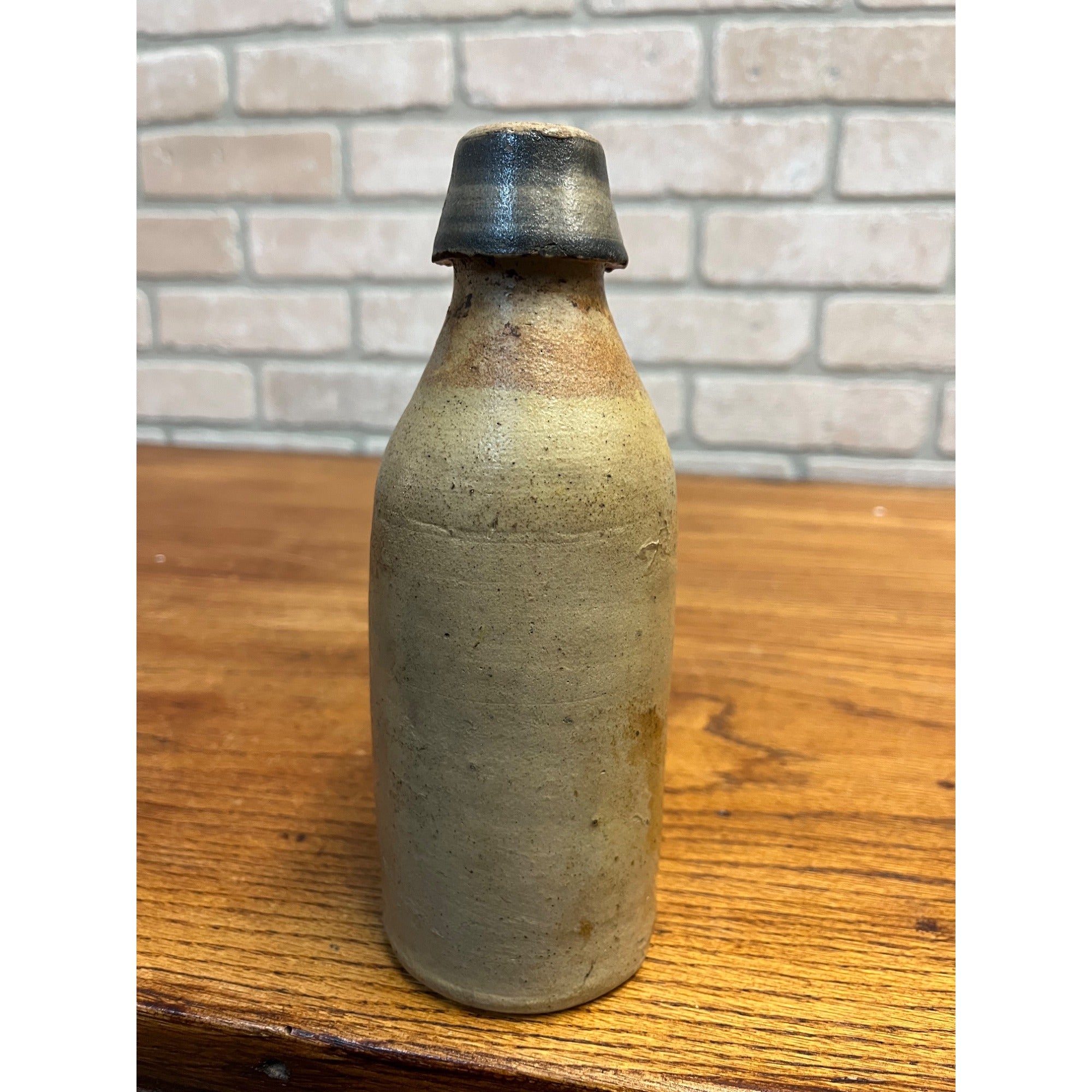 Antique 1800s Louis Werrbach Milwaukee Wis. Clay Stoneware Beer Bottle