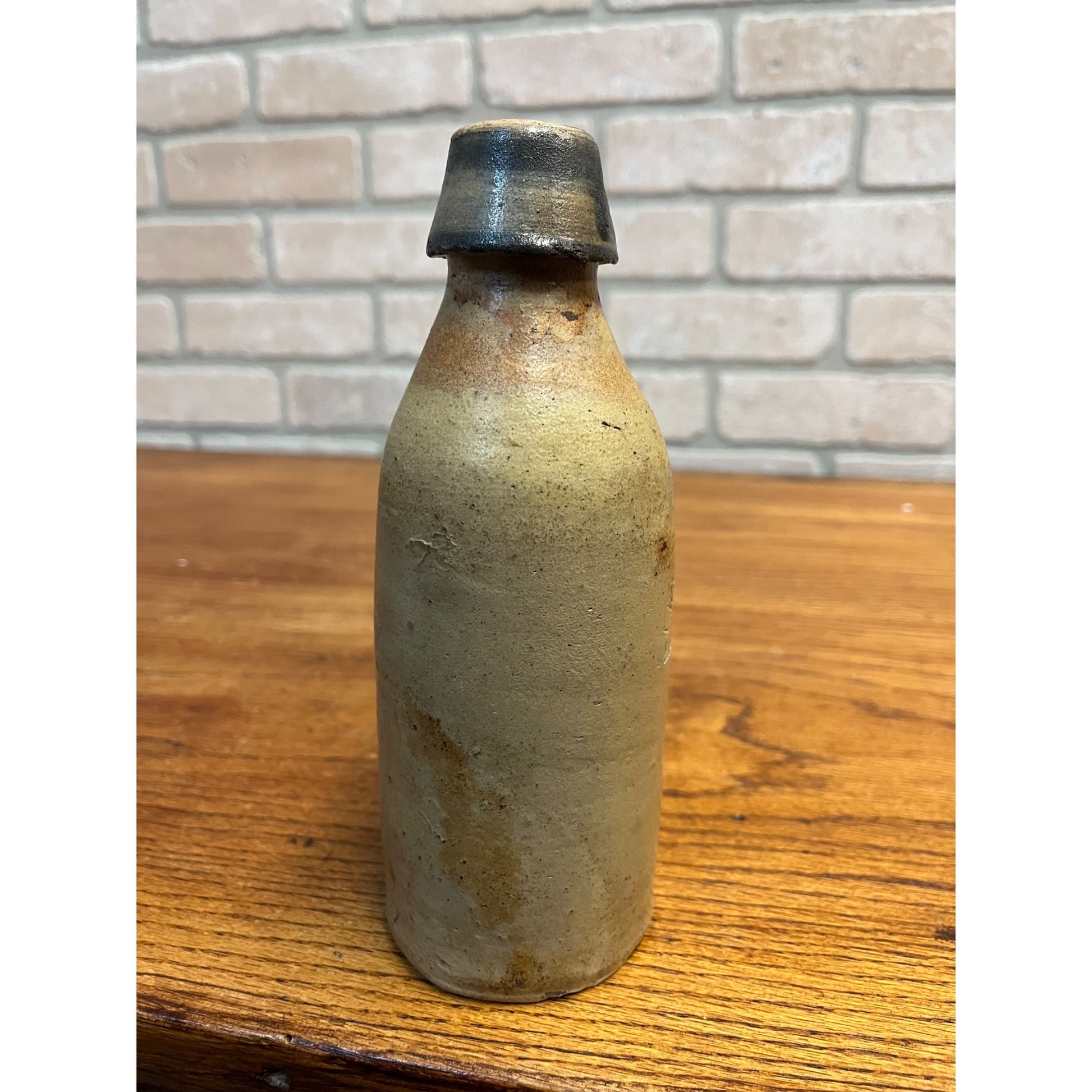 Antique 1800s Louis Werrbach Milwaukee Wis. Clay Stoneware Beer Bottle