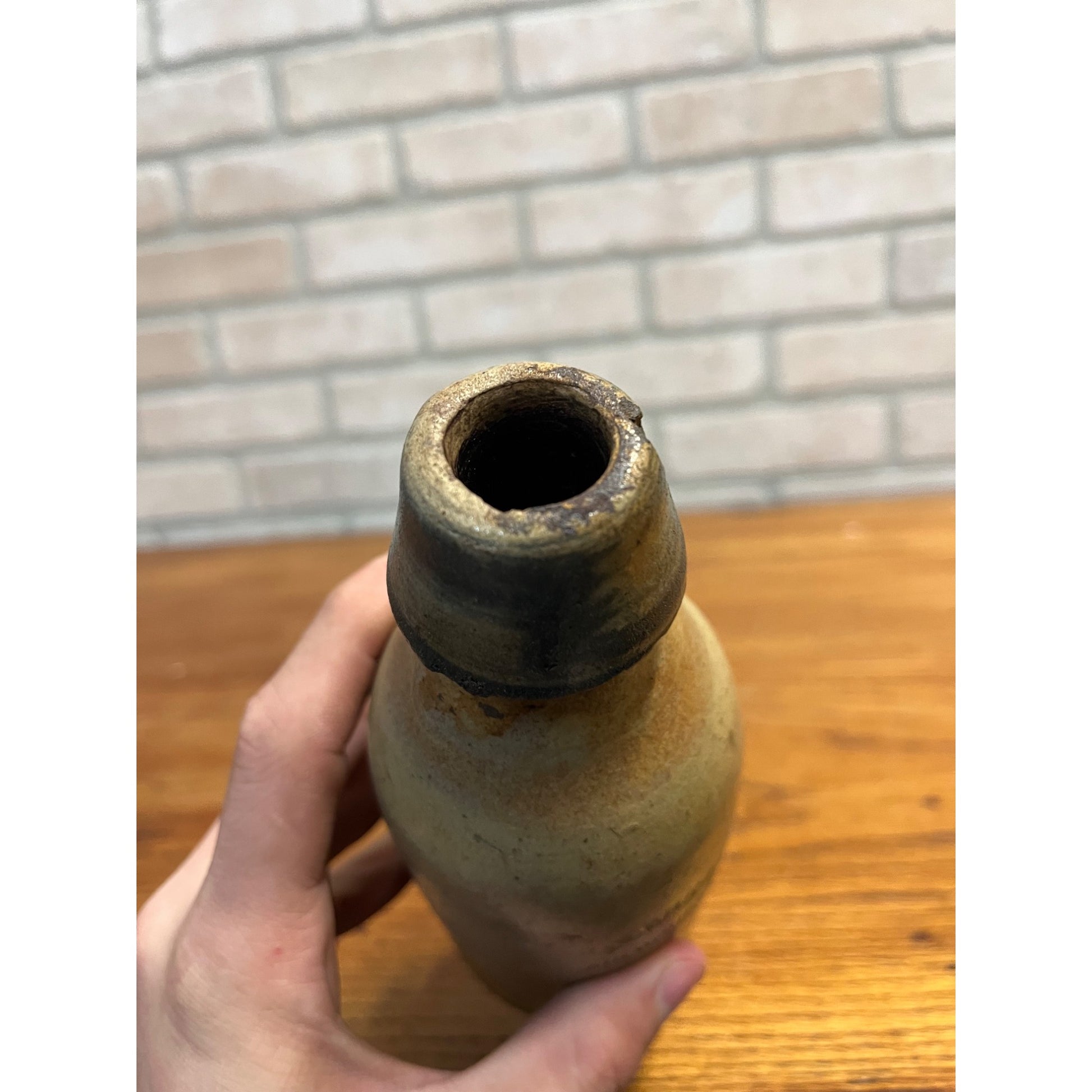 Antique 1800s Louis Werrbach Milwaukee Wis. Clay Stoneware Beer Bottle