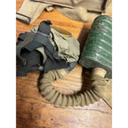 Original WWI U.S. Army M1917 SBR Gas Mask Respirator Bag with Contents WW1