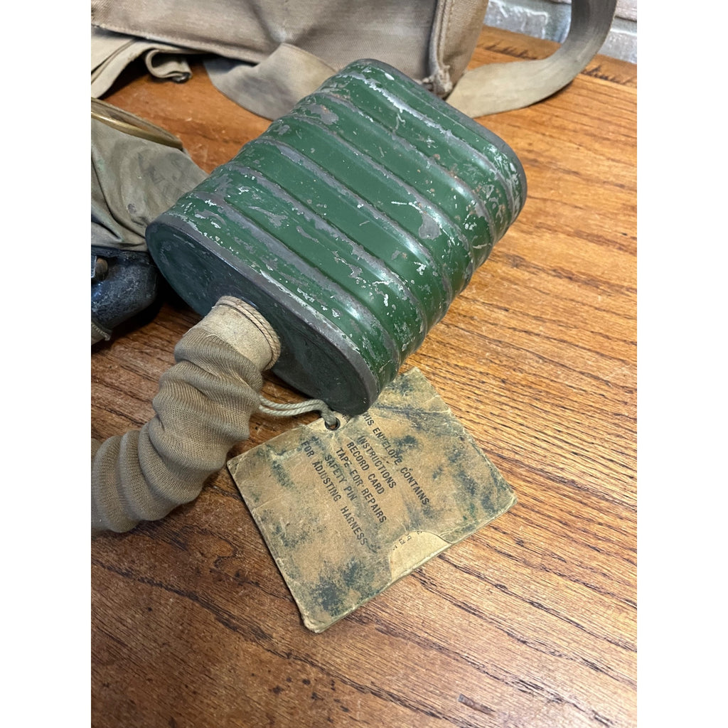 Original WWI U.S. Army M1917 SBR Gas Mask Respirator Bag with Contents WW1