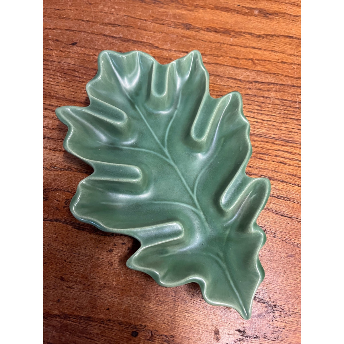 Vintage Red Wing Pottery Ashtray #744 Cypress Green 196