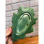 Vintage Red Wing Pottery Ashtray #744 Cypress Green 196