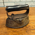 Antique 7" Cast Steel Primitive Sad Iron Laundry Room Decor
