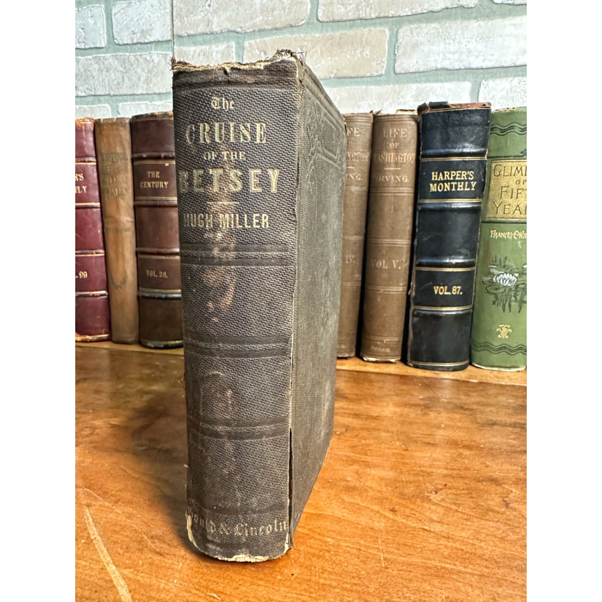 THE CRUISE OF THE BETSEY BY HUGH MILLER 1858 HC RAMBLES OF A GEOLOGIST 1ST ED