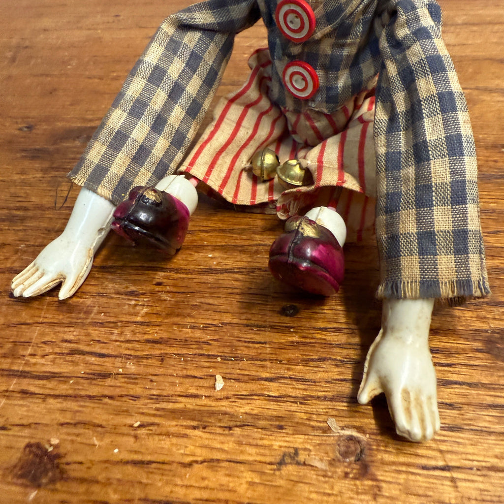 Vintage Early 1900s Windup Acrobat Bear Japan Toy - No Key - Celluloid 7"