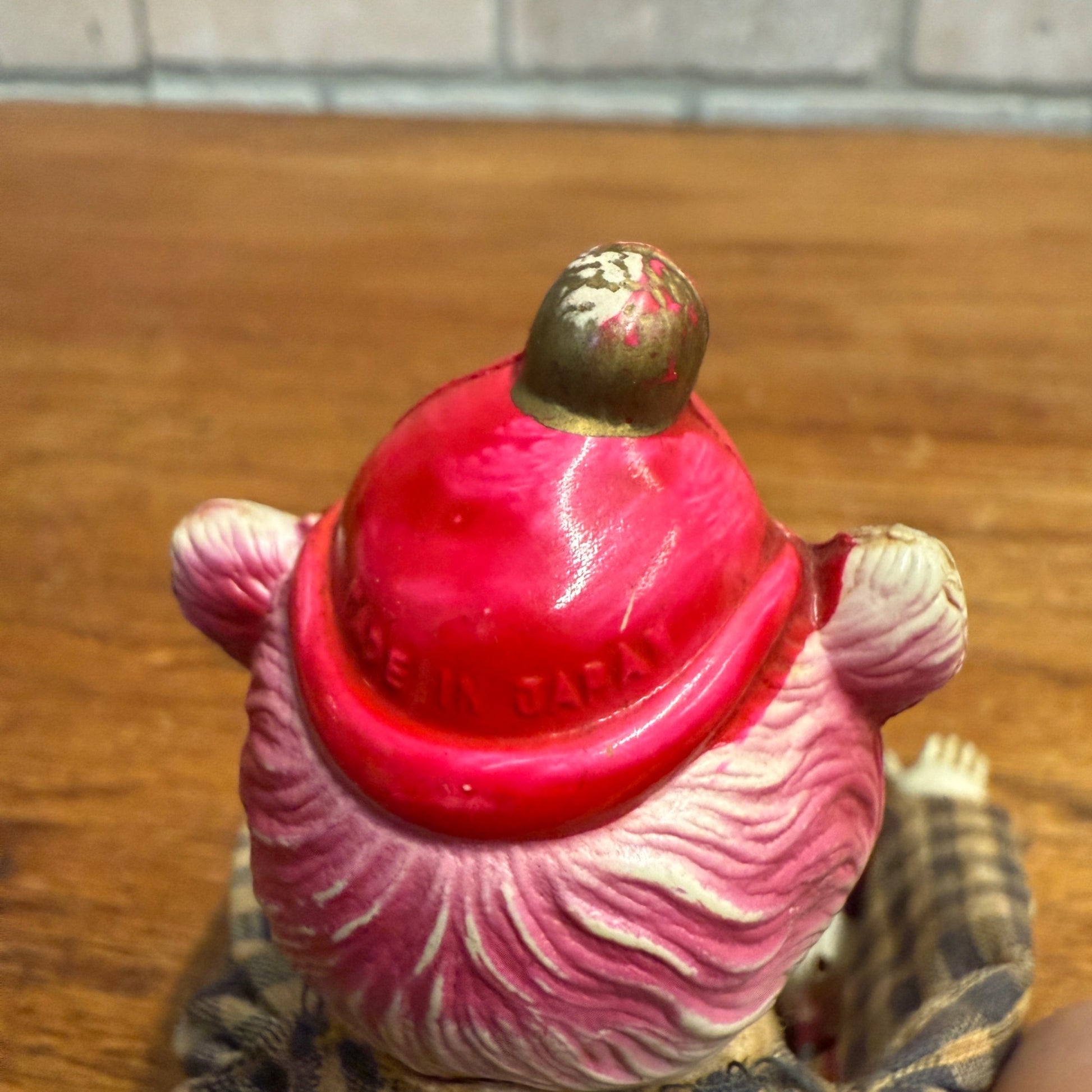 Vintage Early 1900s Windup Acrobat Bear Japan Toy - No Key - Celluloid 7"