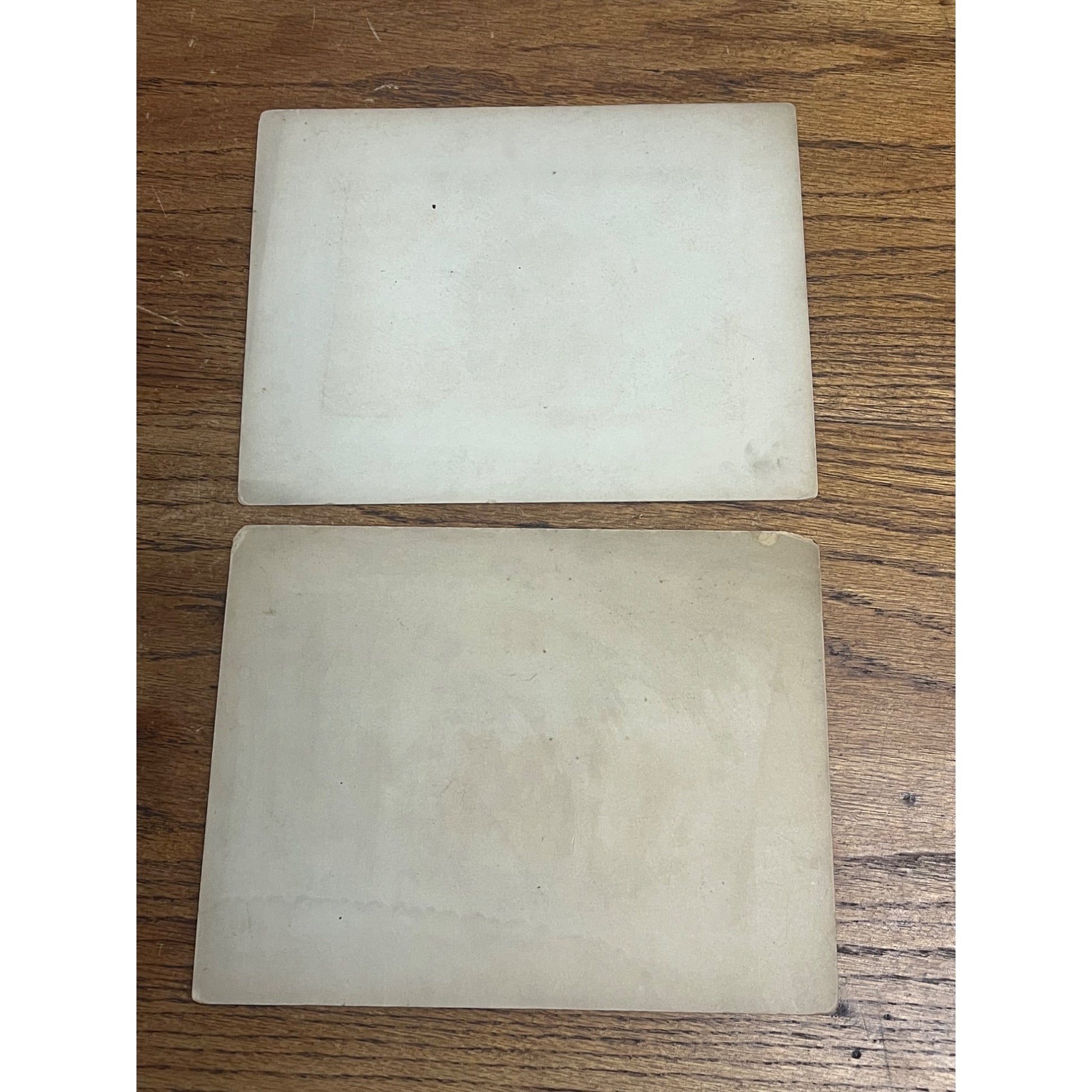 Rare Antique Cabinet Real Photos Lot (2) Boxing Match Staged Actors