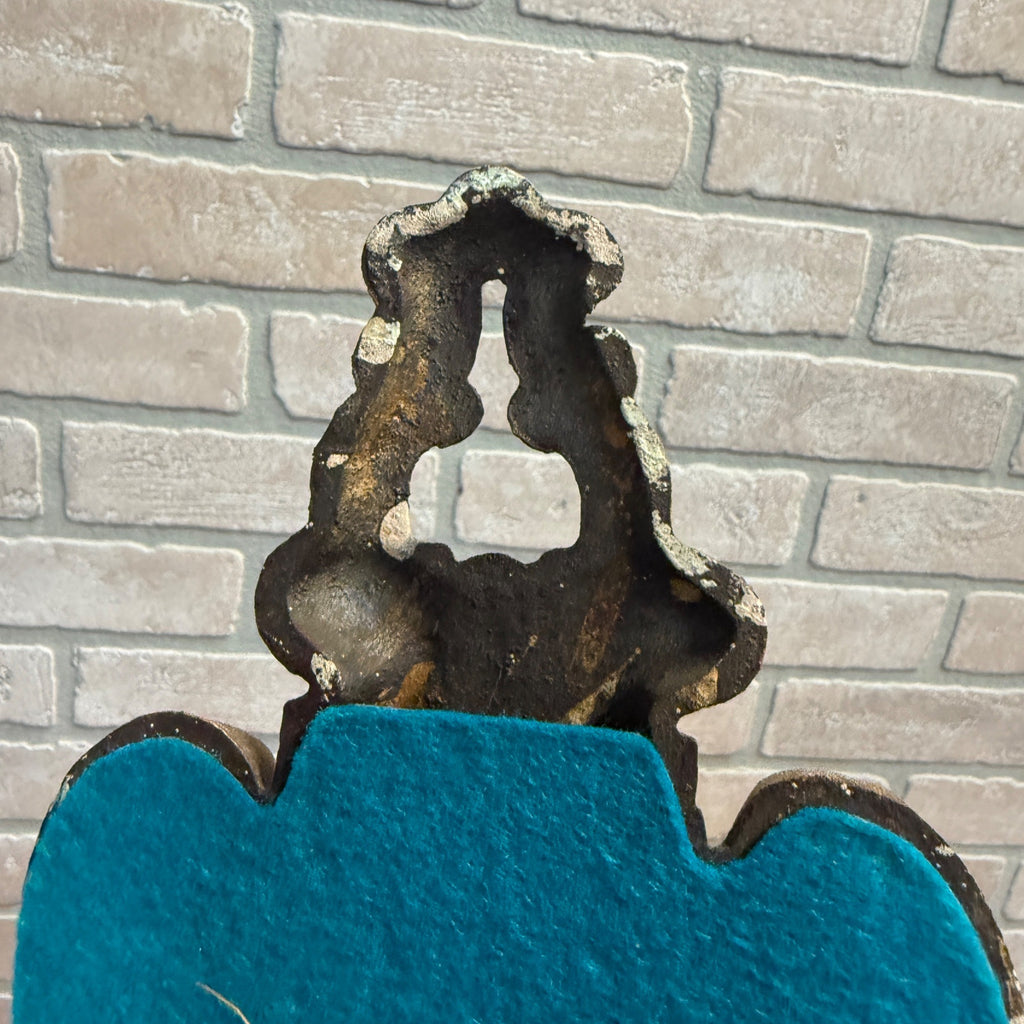 Antique Art Nouveau Victorian Wall Sconce Pair Light Fixtures Cast Iron Ornate