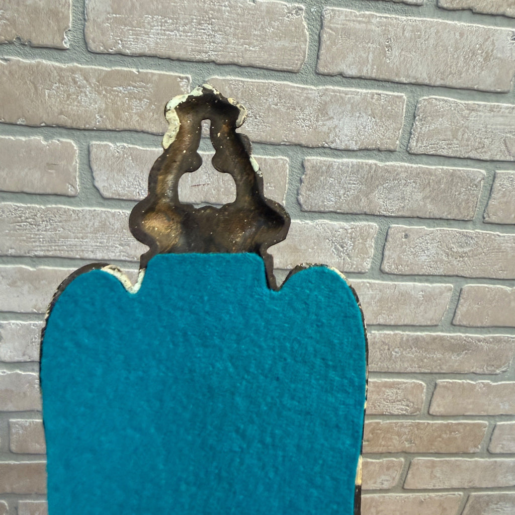 Antique Art Nouveau Victorian Wall Sconce Pair Light Fixtures Cast Iron Ornate