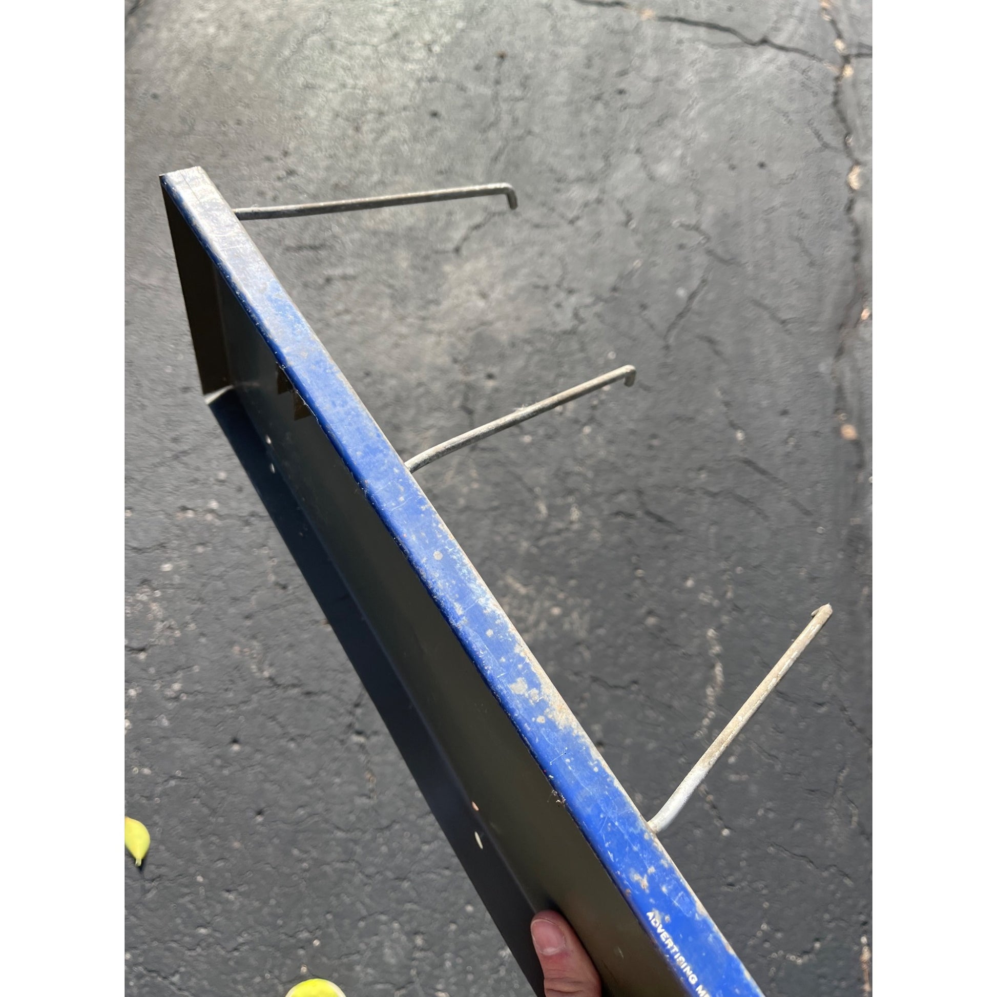 Original Vintage Pure Oil Company Radiator Hose Fan Belts Advertising Sign Rack