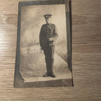 RPPC Postcard Military Man in Uniform Canadian Army? World War 1 Circa WW1