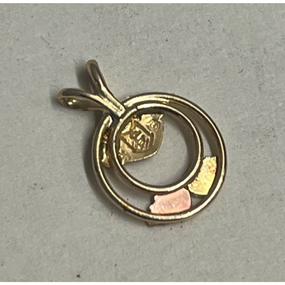 Harley Davidson 10k Black Hills Gold Necklace Pendant - Scrap 0.65 g grams