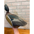 Vintage Hand carved Wooden Duck Decoy Signed JB 1981 Wisconsin Find Wood Duck