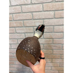Vintage Hand carved Wooden Duck Decoy Signed JB 1981 Wisconsin Find Wood Duck