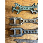 Lot John Deere Case Script Cut wrenches Van Brunt Ornate Tractor Implement Tools