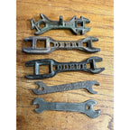 Lot John Deere Case Script Cut wrenches Van Brunt Ornate Tractor Implement Tools