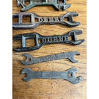 Lot John Deere Case Script Cut wrenches Van Brunt Ornate Tractor Implement Tools