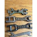 Lot John Deere Case Script Cut wrenches Van Brunt Ornate Tractor Implement Tools