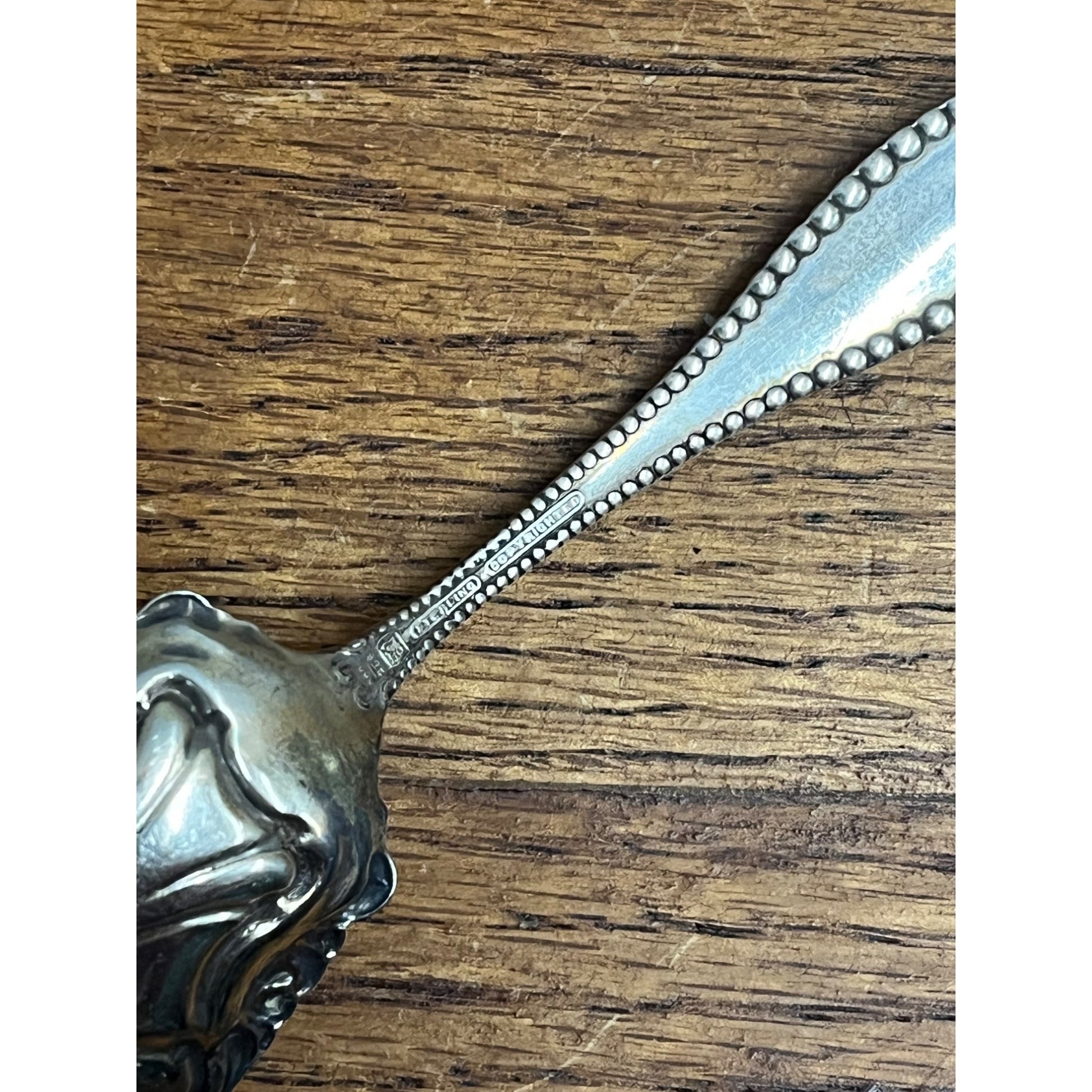 Vintage Sterling Silver 24 Gram Spoon + Nickel Silver Spoons