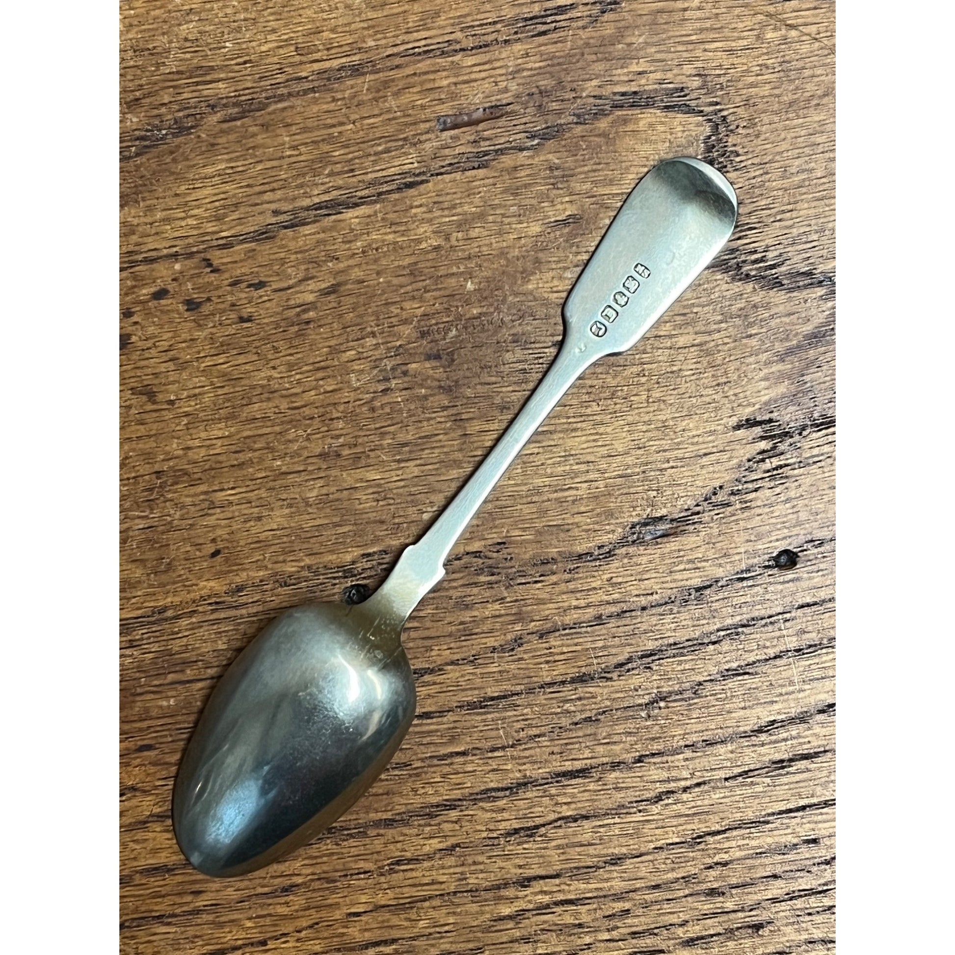 Vintage Sterling Silver 24 Gram Spoon + Nickel Silver Spoons