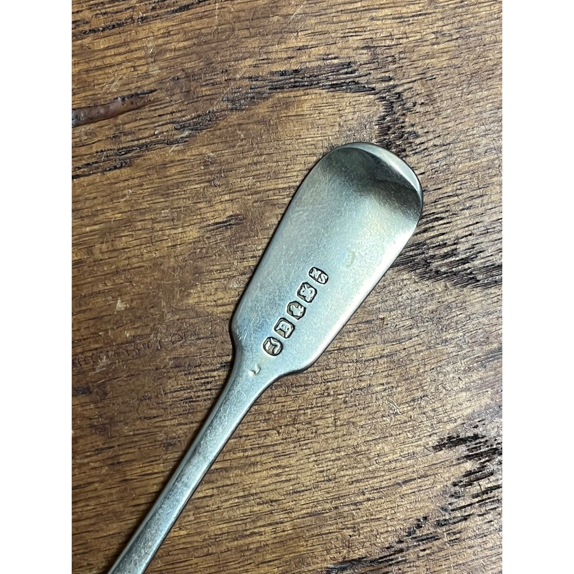 Vintage Sterling Silver 24 Gram Spoon + Nickel Silver Spoons
