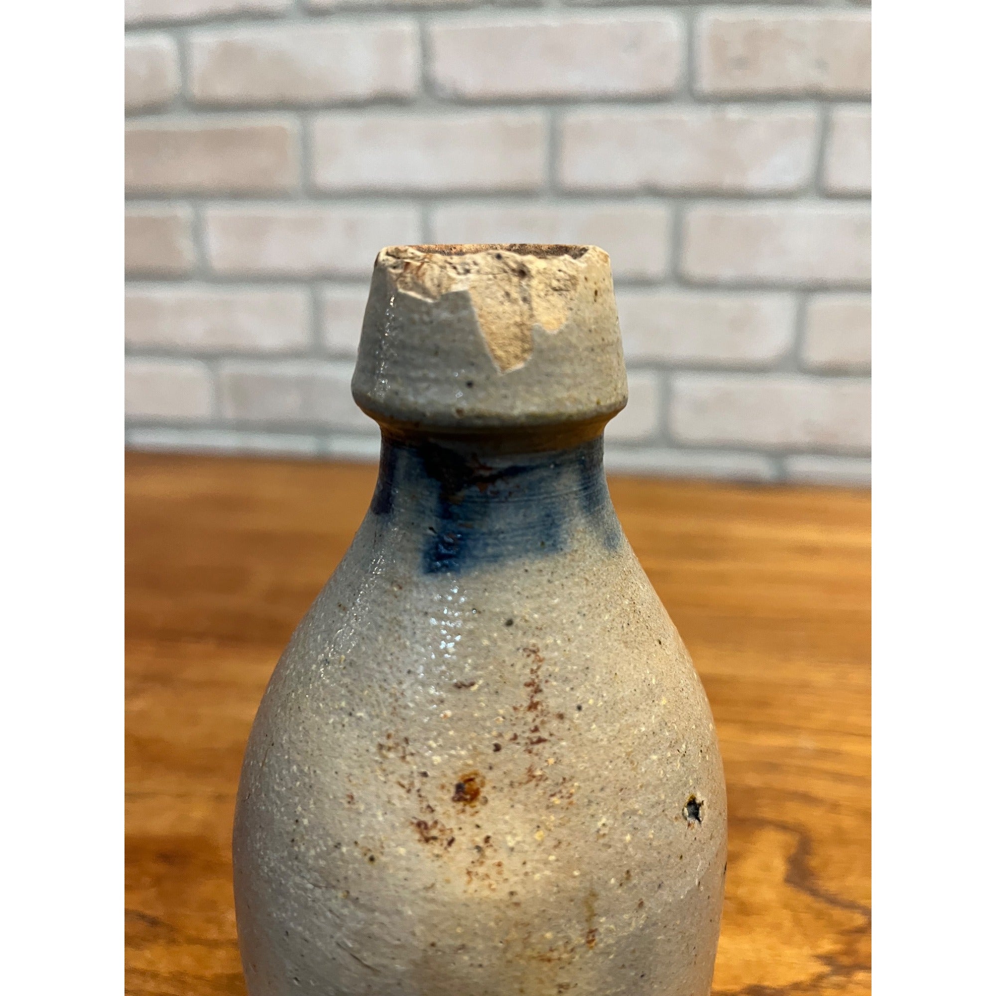 Antique Charles Gipfel Union Brewery Milwaukee Wis. Clay Stoneware Beer Bottle