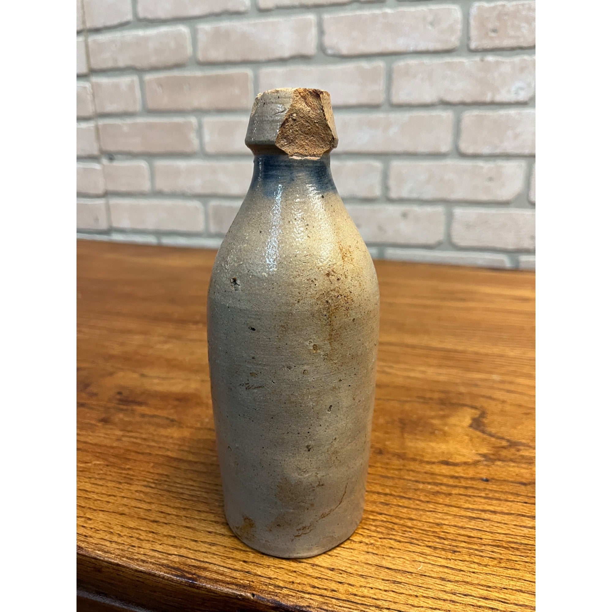 Antique Charles Gipfel Union Brewery Milwaukee Wis. Clay Stoneware Beer Bottle