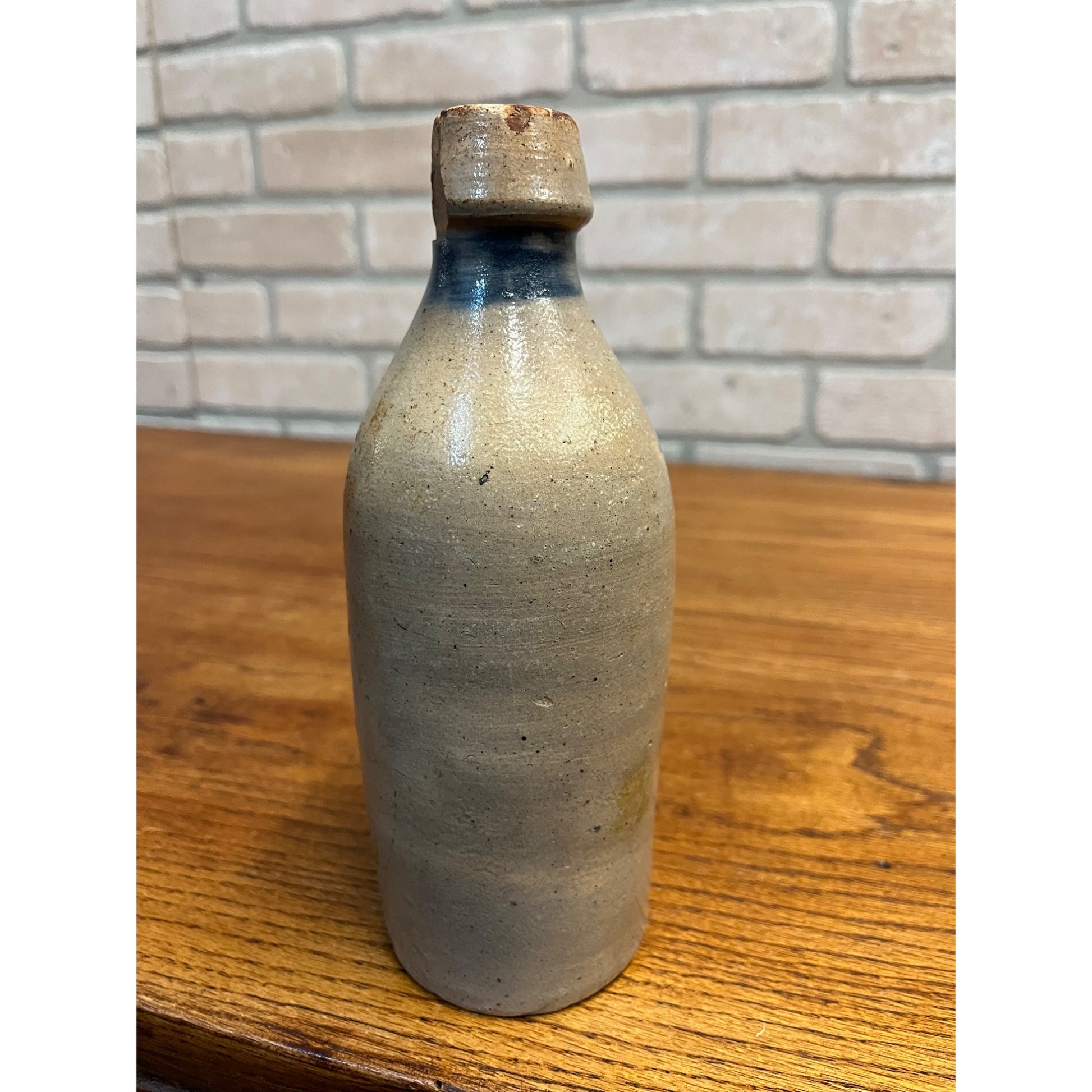 Antique Charles Gipfel Union Brewery Milwaukee Wis. Clay Stoneware Beer Bottle