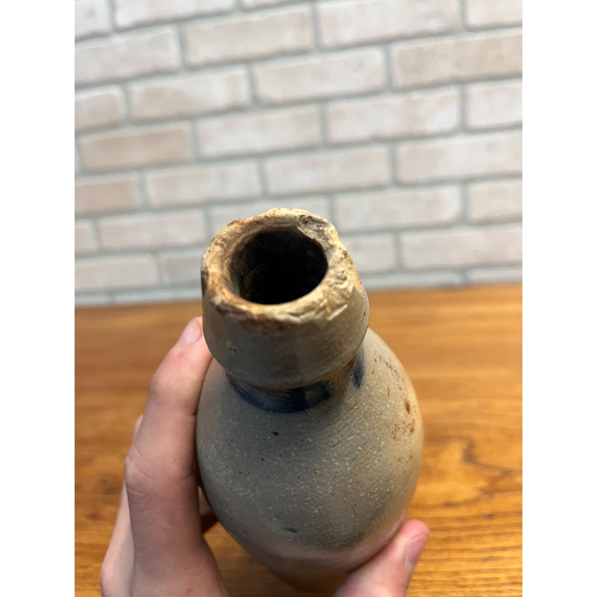 Antique Charles Gipfel Union Brewery Milwaukee Wis. Clay Stoneware Beer Bottle