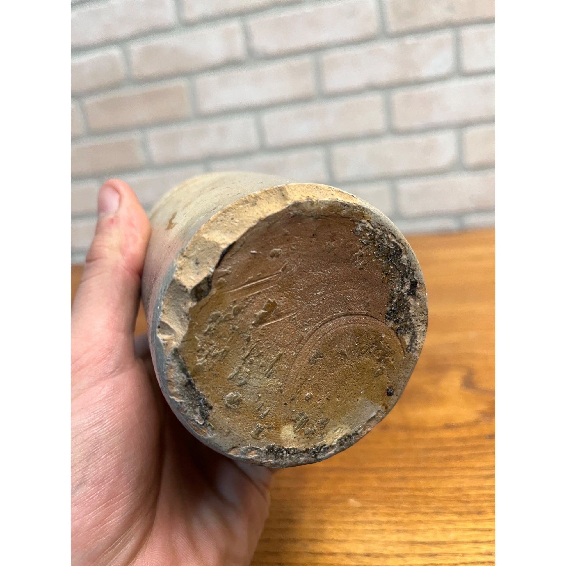 Antique Charles Gipfel Union Brewery Milwaukee Wis. Clay Stoneware Beer Bottle