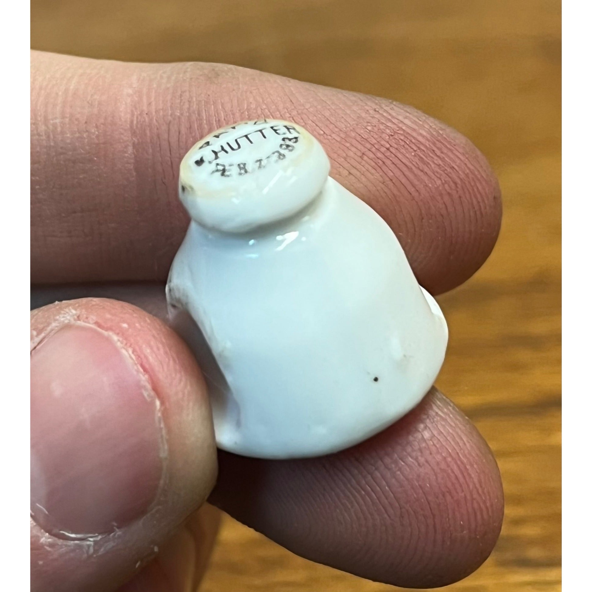 Vintage Pre-Prohibition 1890s Pabst Milwaukee Beer Porcelain Bottle Stopper