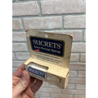 Vintage 1960s-70s Sucrets Sore Throat Spray Bottle Anesthetic Medicine Package