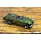 Vintage Hot Wheels Redline 1969 Olive Classic ’57 T-Bird - Dark Int, High Grade!