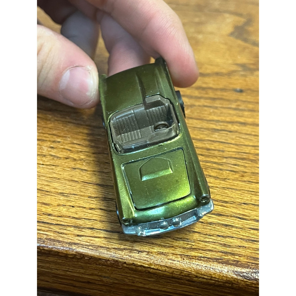Vintage Hot Wheels Redline 1969 Olive Classic ’57 T-Bird - Dark Int, High Grade!