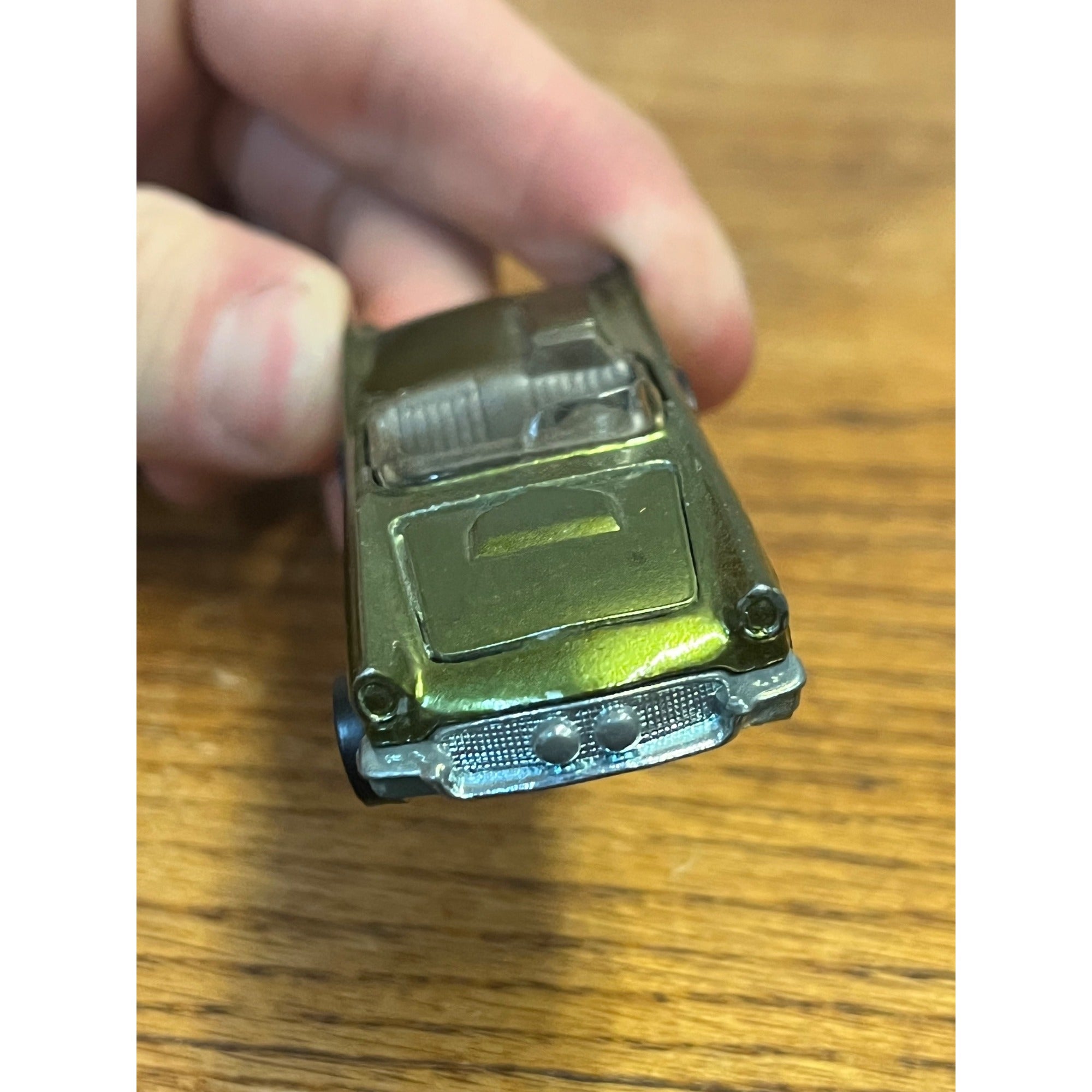 Vintage Hot Wheels Redline 1969 Olive Classic ’57 T-Bird - Dark Int, High Grade!