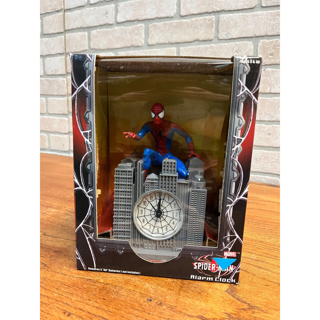 2002 Tek Time Marvel Comics ULTIMATE SPIDER-MAN Alarm Clock • NEW