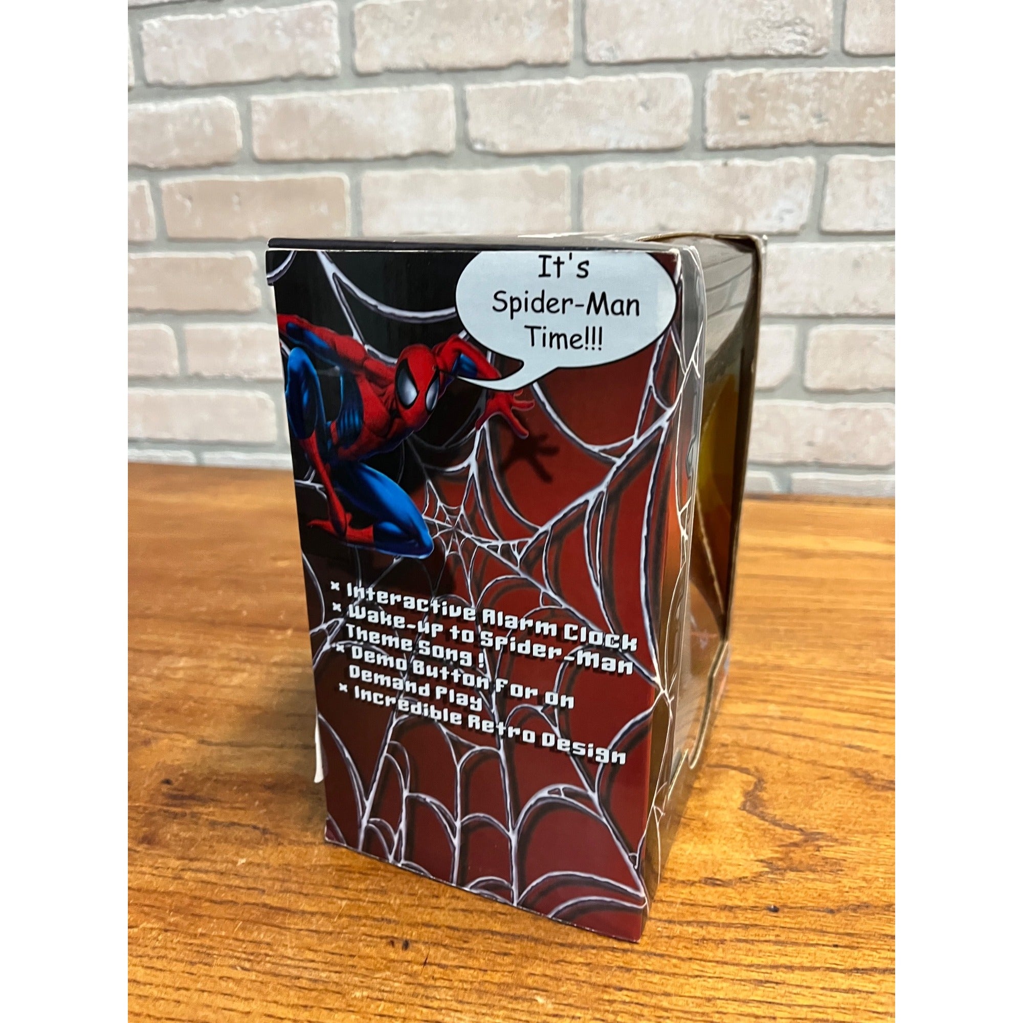 2002 Tek Time Marvel Comics ULTIMATE SPIDER-MAN Alarm Clock • NEW