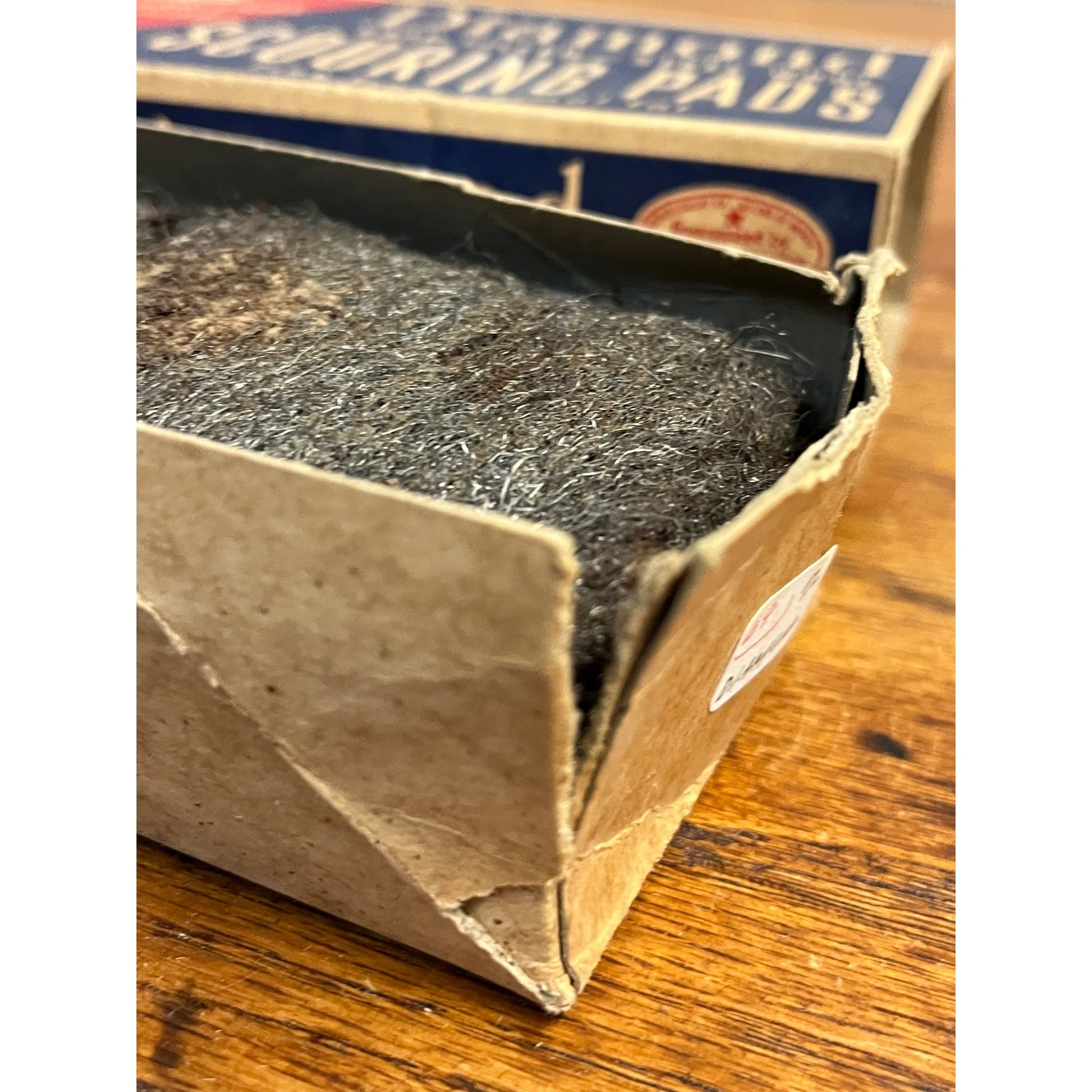 Vintage Diamond Brand Soap Filled Steel Wool Kitchen Scour Pads Prop Box