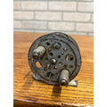Early Vintage 1900s Double Wood Knob Fly Fishing Reel Unmarked 1920s