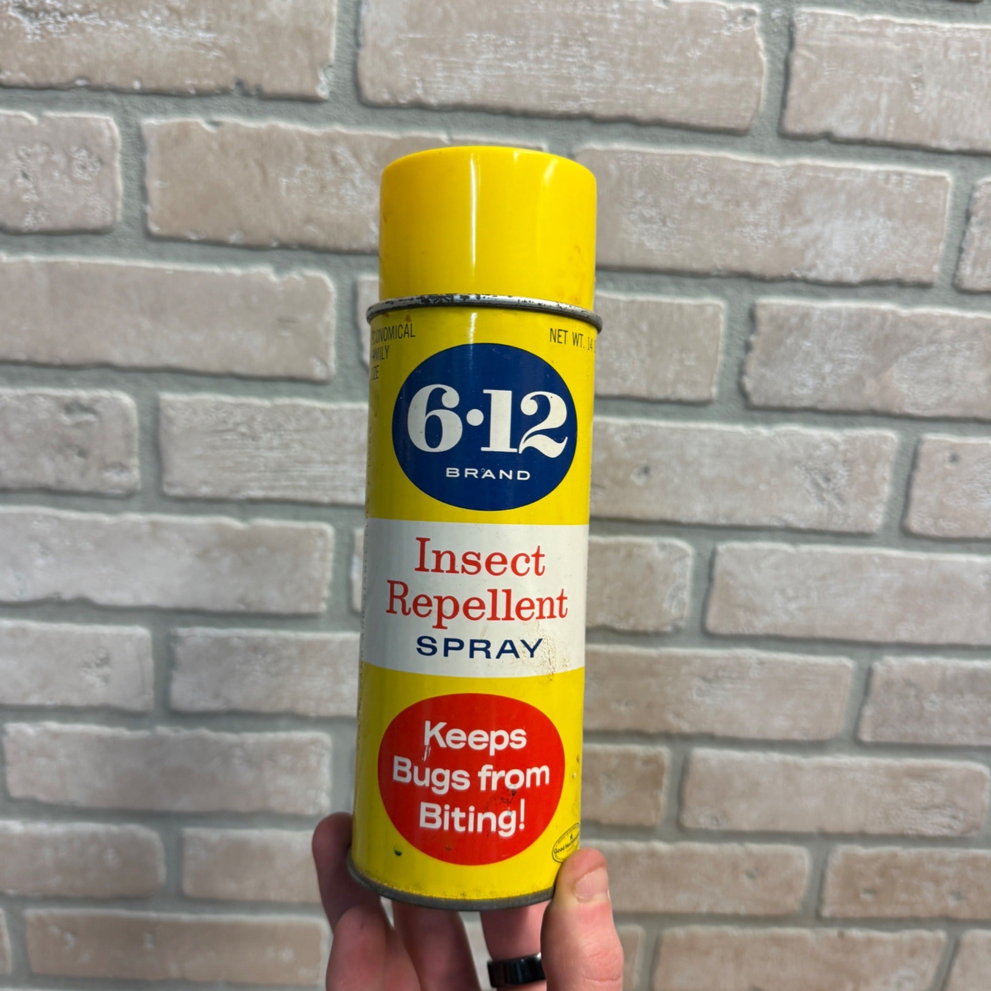Vintage 612 Insect Repellent Fish Tackle Spay Can Decor