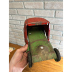 Vintage Wyandotte Truck Lines Green & Red Steel Toy Trailer Truck