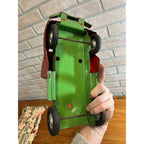 Vintage Wyandotte Truck Lines Green & Red Steel Toy Trailer Truck